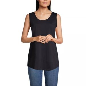 Lands End Supima Cotton Tunic Tank Top